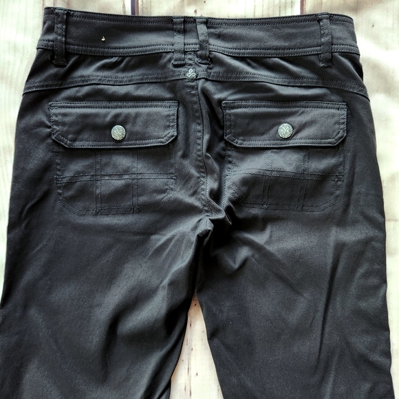 **SOLD** Prana "Halle Straight Convertible Pant" Low Rise Black | Women's Size 4 - Picture 9 of 13